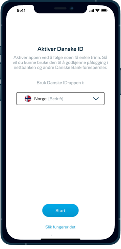 Danske ID aktveringsguide steg 1