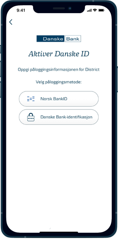 Danske ID aktveringsguide steg 2