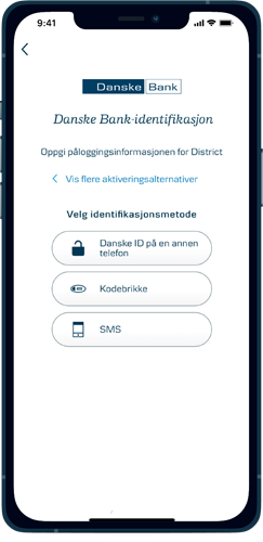 Danske ID aktveringsguide steg 3