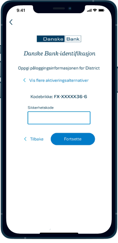 Danske ID aktveringsguide steg 4