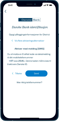 Danske ID aktveringsguide steg 6